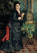 Pierre Auguste Renoir Woman with a Parrot oil